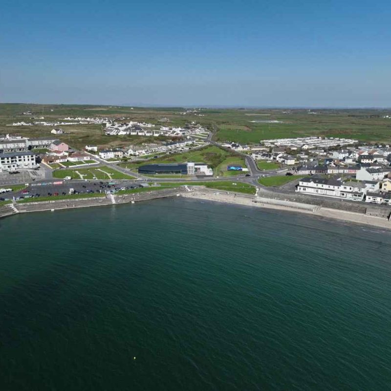 aerial shot of Kilkee